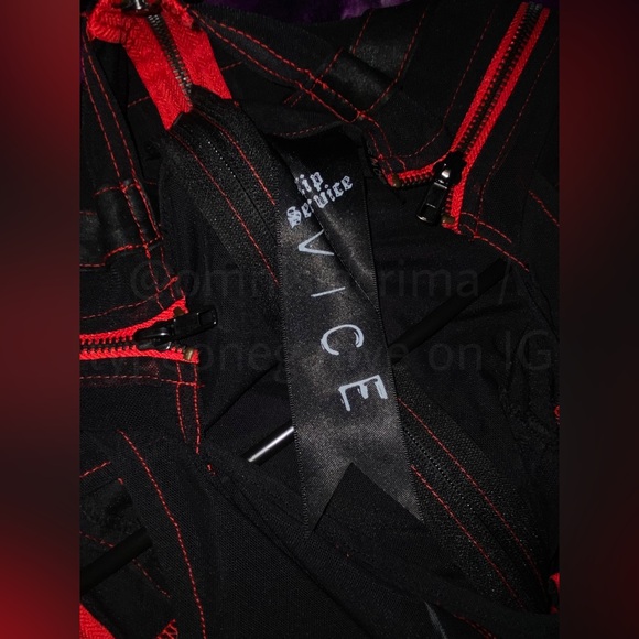 (SOLD) RARE 2008 Lip Service Astro Vamps Top + Skirt SET Size Medium - Picture 9 of 10